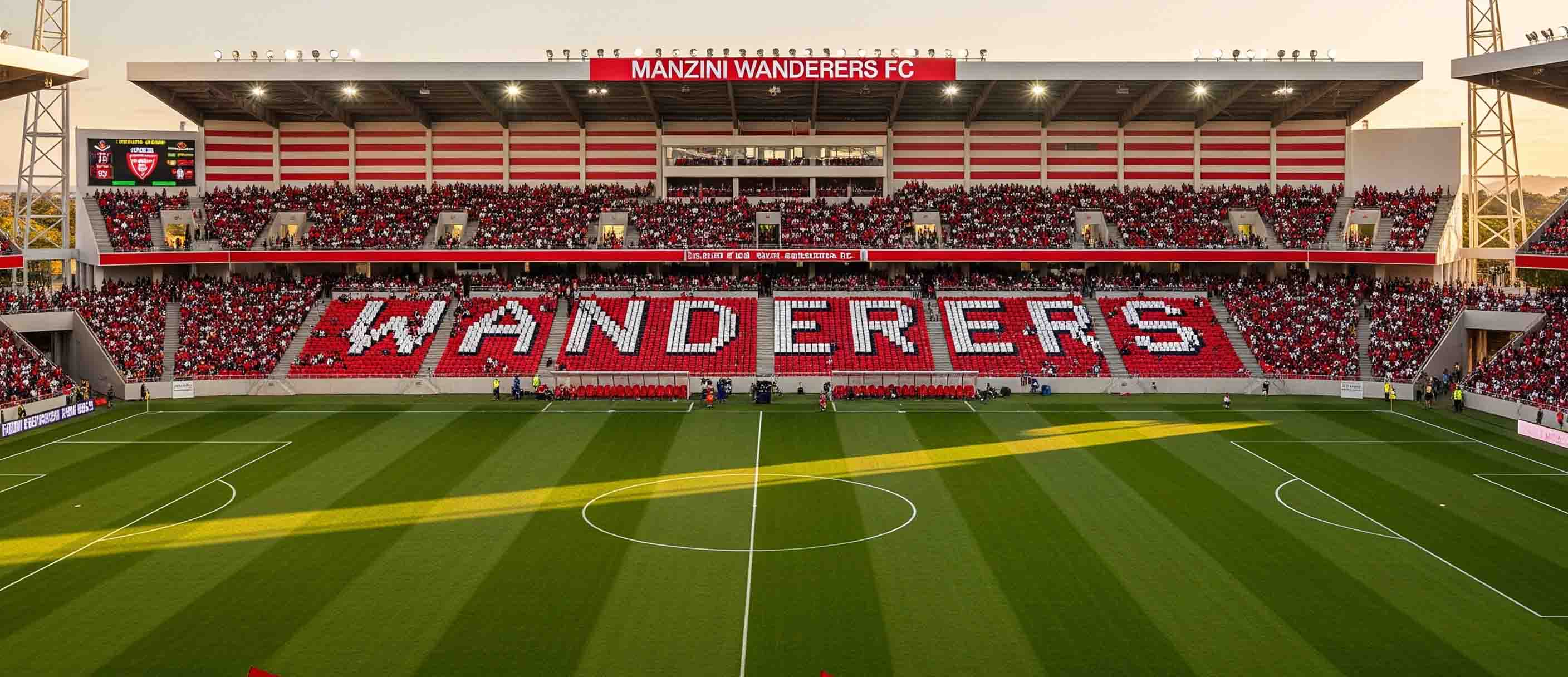 Manzini Wanderers fans in stadium